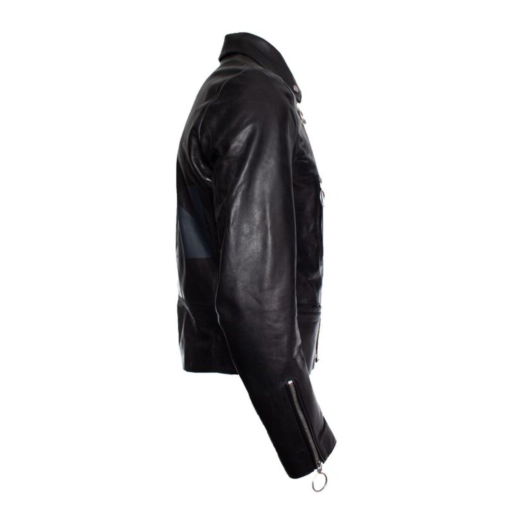 Off-White Leather Biker Jacket - image 4